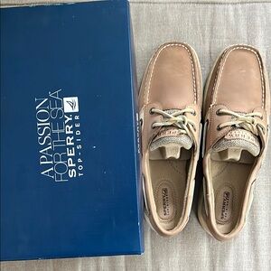 Sperry Tan Boat Shoes